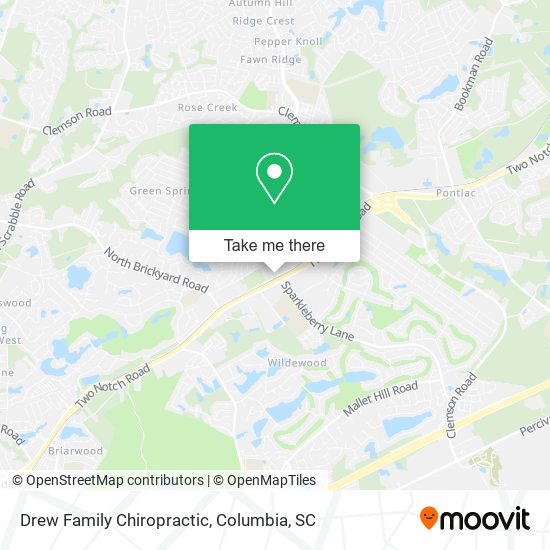 Mapa de Drew Family Chiropractic
