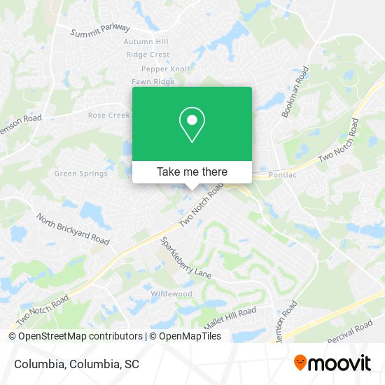 Columbia map