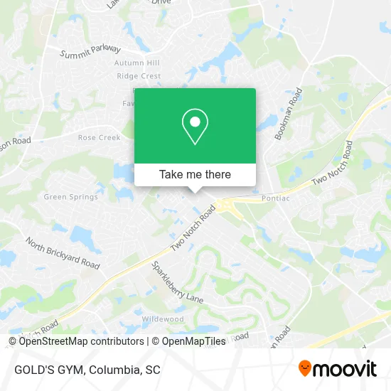 GOLD'S GYM map