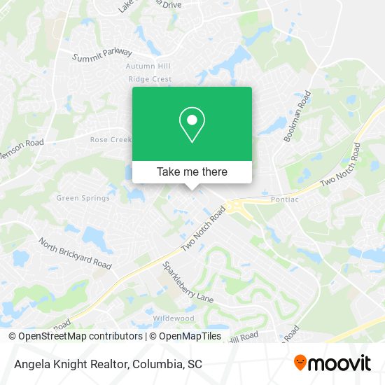 Angela Knight Realtor map