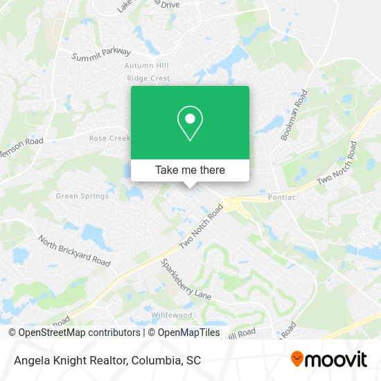 Angela Knight Realtor map