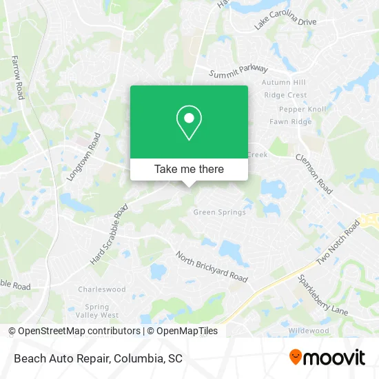 Beach Auto Repair map
