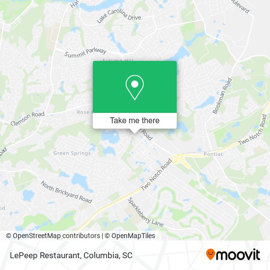 LePeep Restaurant map