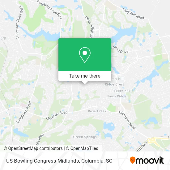 US Bowling Congress Midlands map