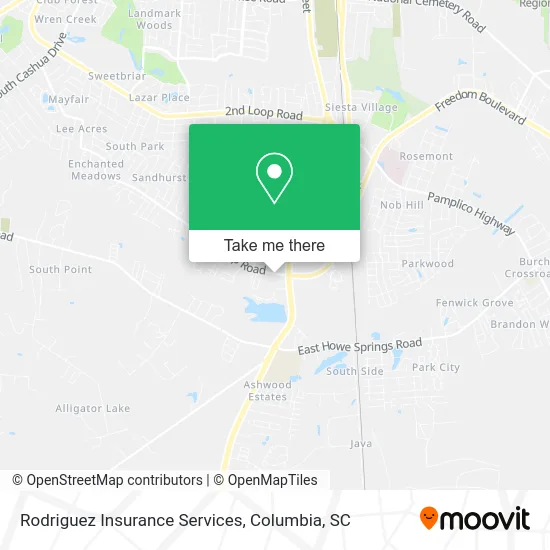 Rodriguez Insurance Services map