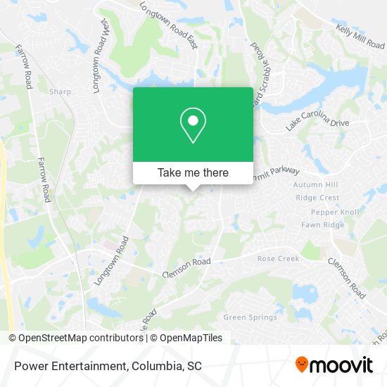 Power Entertainment map