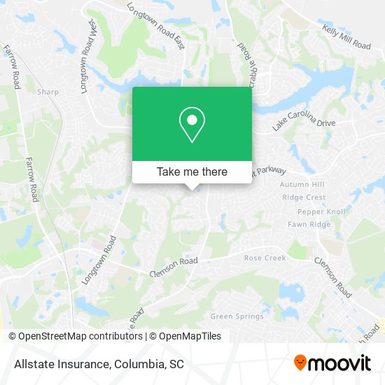 Allstate Insurance map