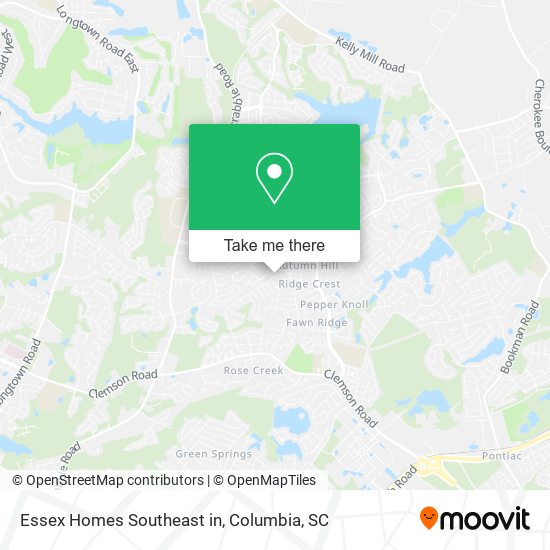 Mapa de Essex Homes Southeast in