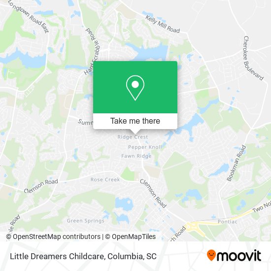 Little Dreamers Childcare map