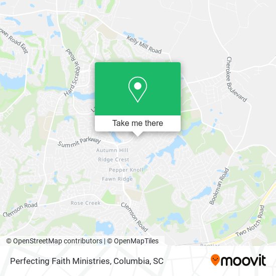 Perfecting Faith Ministries map