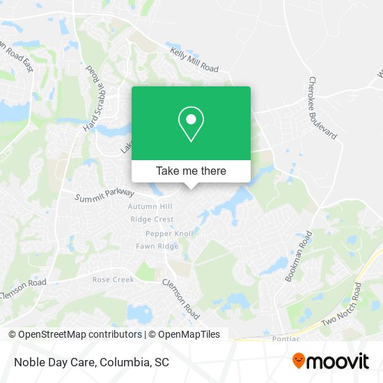 Noble Day Care map