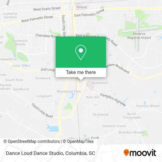 Dance Loud Dance Studio map