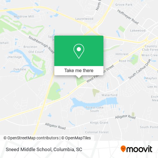 Sneed Middle School map
