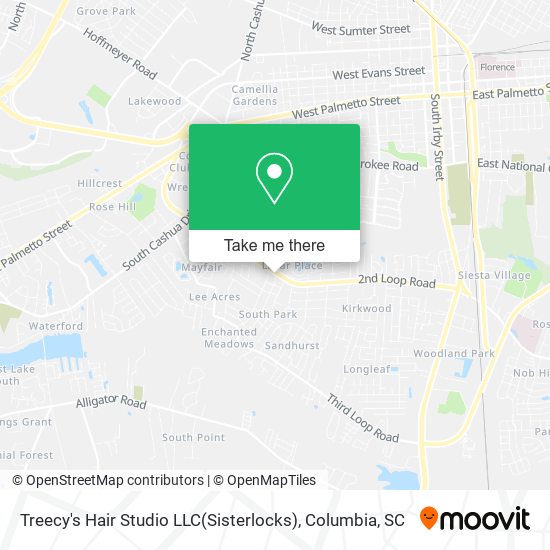 Treecy's Hair Studio LLC(Sisterlocks) map