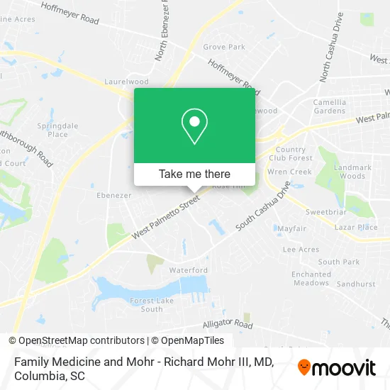 Family Medicine and Mohr - Richard Mohr III, MD map