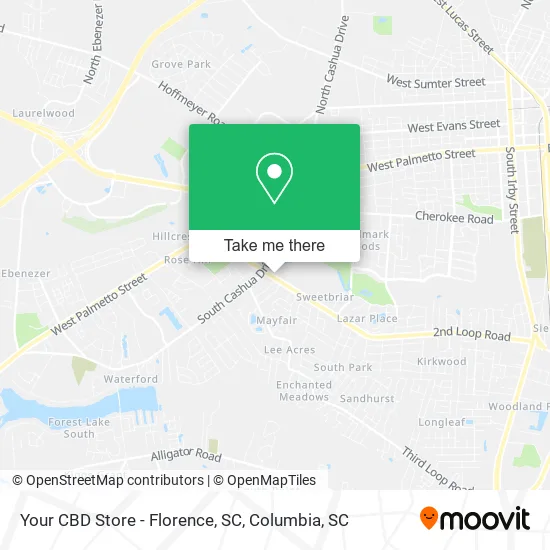 Your CBD Store - Florence, SC map