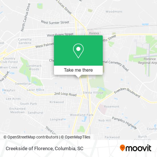Creekside of Florence map