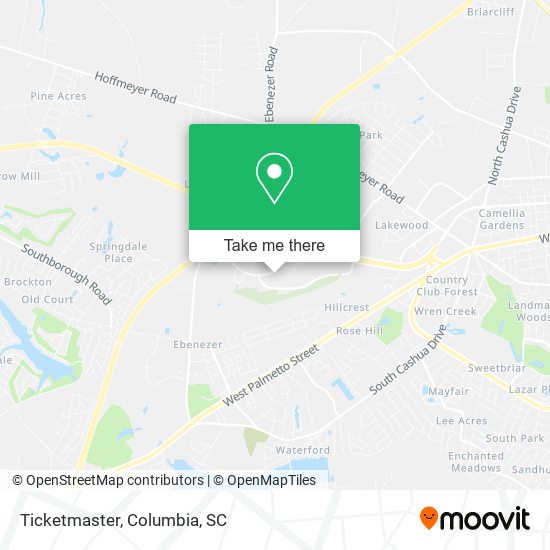 Ticketmaster map