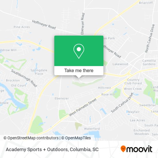 Academy Sports + Outdoors map