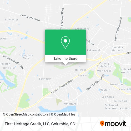First Heritage Credit, LLC map