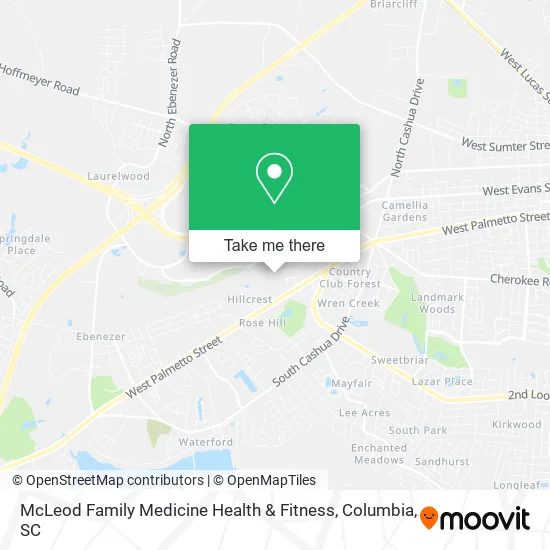 Mapa de McLeod Family Medicine Health & Fitness