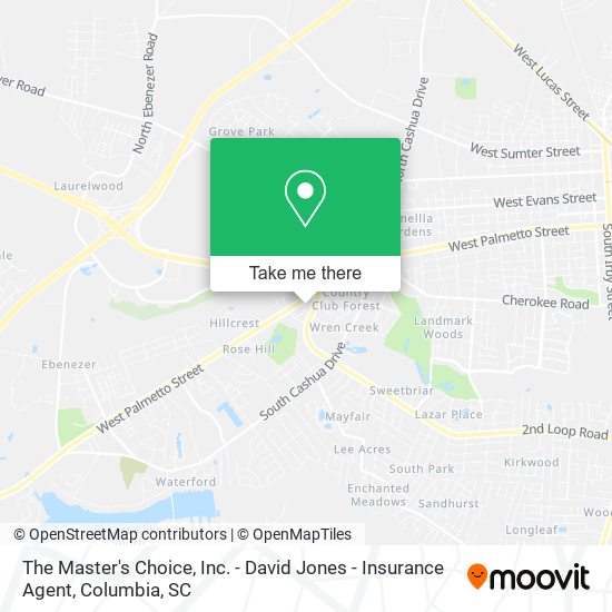 The Master's Choice, Inc. - David Jones - Insurance Agent map