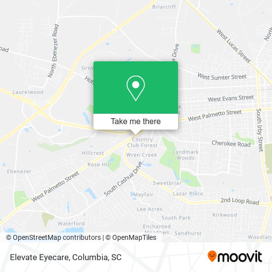 Elevate Eyecare map