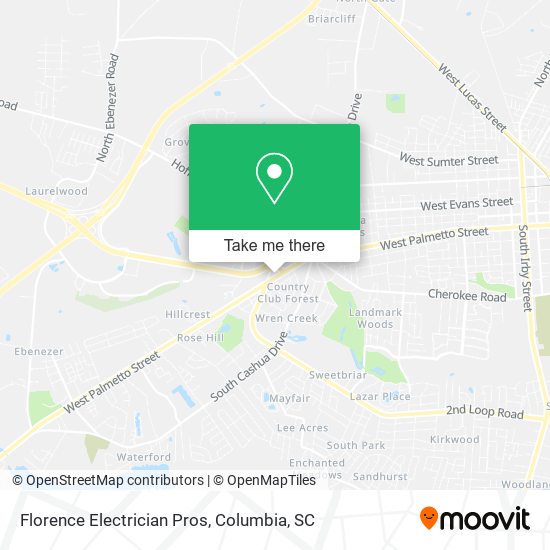 Florence Electrician Pros map