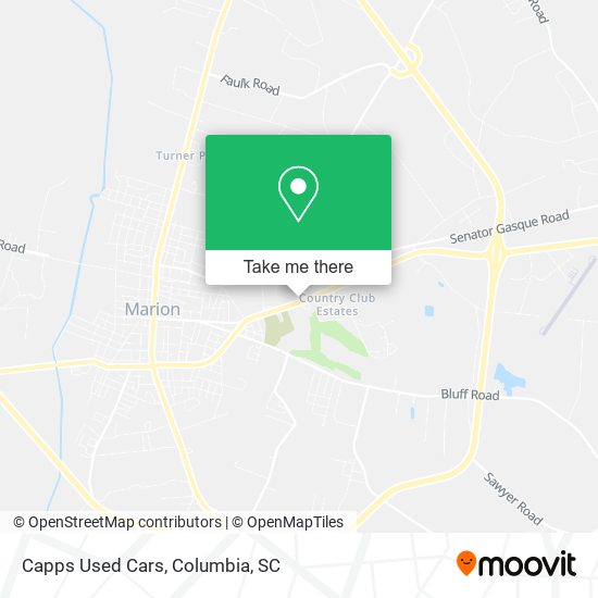 Capps Used Cars map