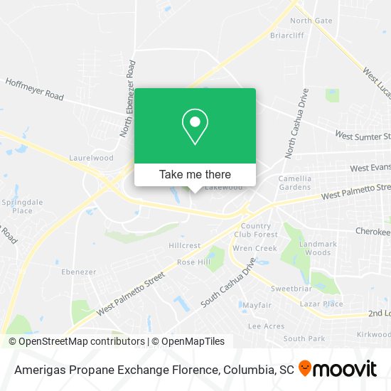 Mapa de Amerigas Propane Exchange Florence