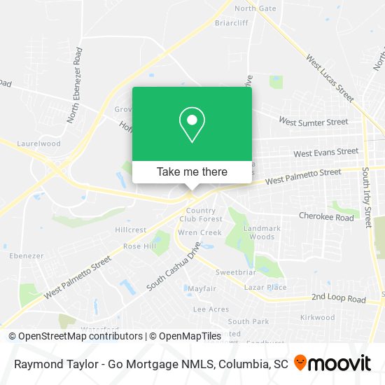 Raymond Taylor - Go Mortgage NMLS map