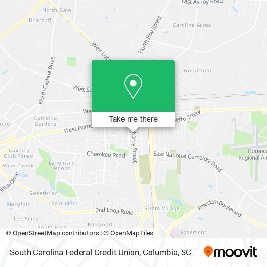 Mapa de South Carolina Federal Credit Union