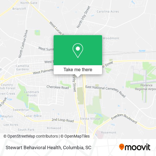 Mapa de Stewart Behavioral Health