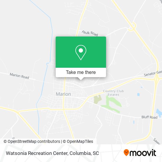 Watsonia Recreation Center map