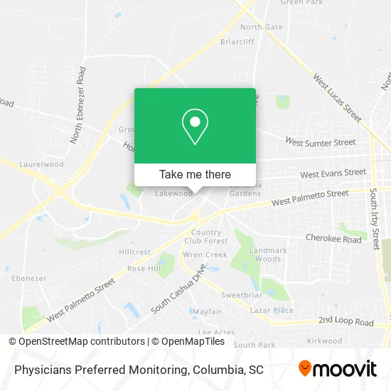 Physicians Preferred Monitoring map