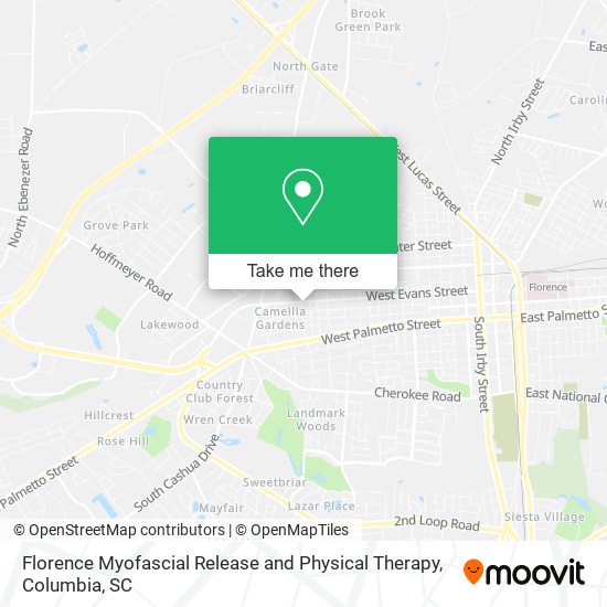 Florence Myofascial Release and Physical Therapy map