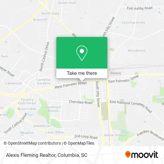 Alexis Fleming Realtor map