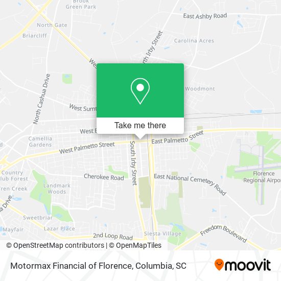 Motormax Financial of Florence map