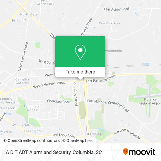 A D T ADT Alarm and Security map