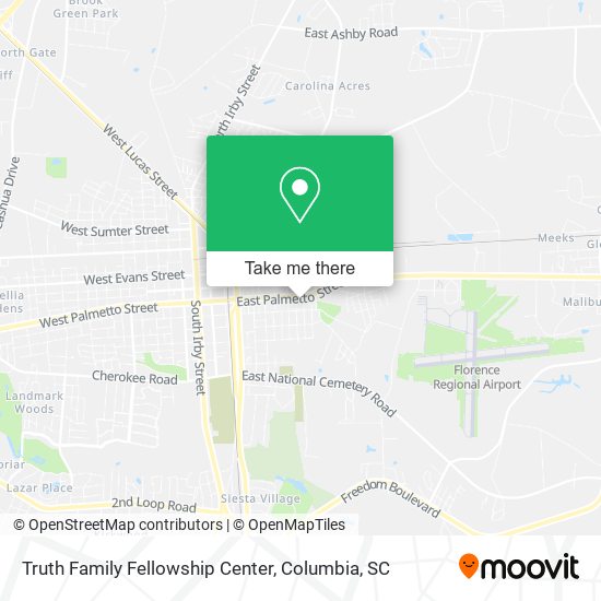 Truth Family Fellowship Center map