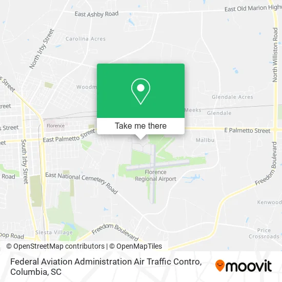 Federal Aviation Administration Air Traffic Contro map