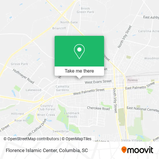 Florence Islamic Center map