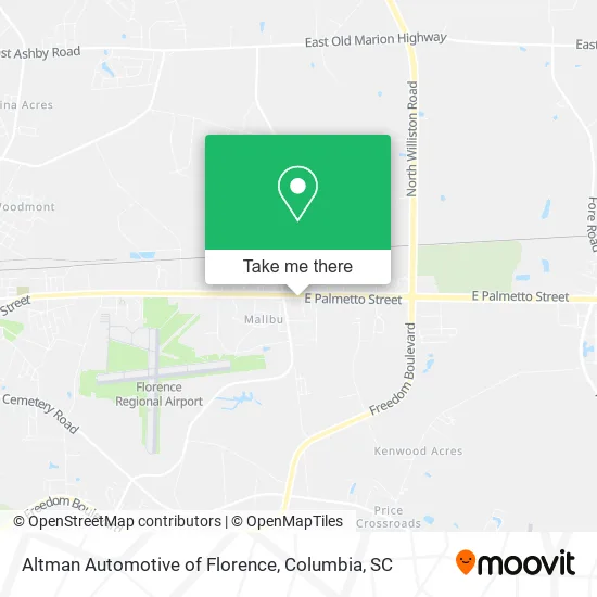 Altman Automotive of Florence map