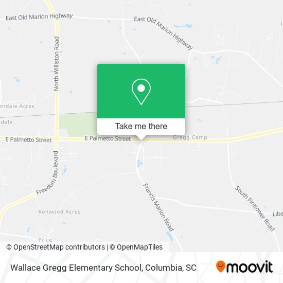 Mapa de Wallace Gregg Elementary School