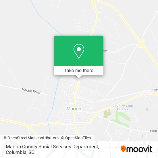 Marion County Social Services Department map