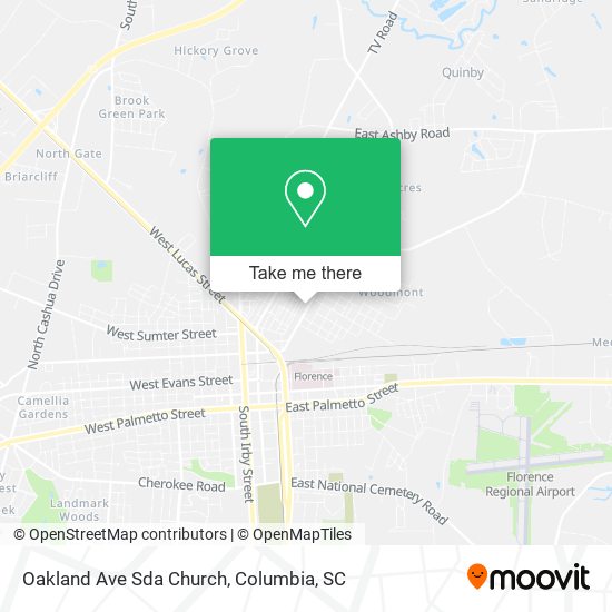 Oakland Ave Sda Church map