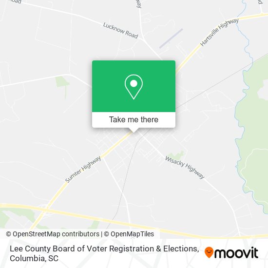 Lee County Board of Voter Registration & Elections map