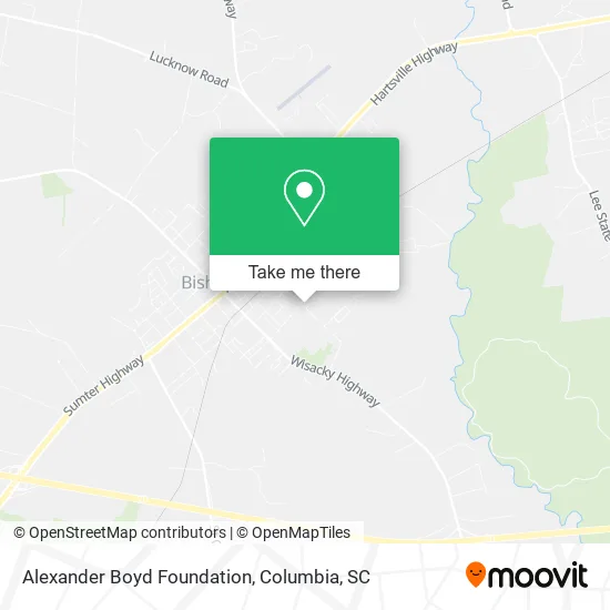 Alexander Boyd Foundation map