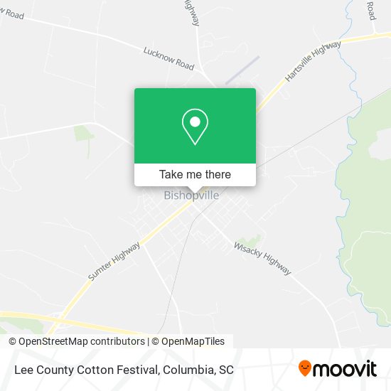 Mapa de Lee County Cotton Festival