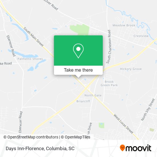 Days Inn-Florence map